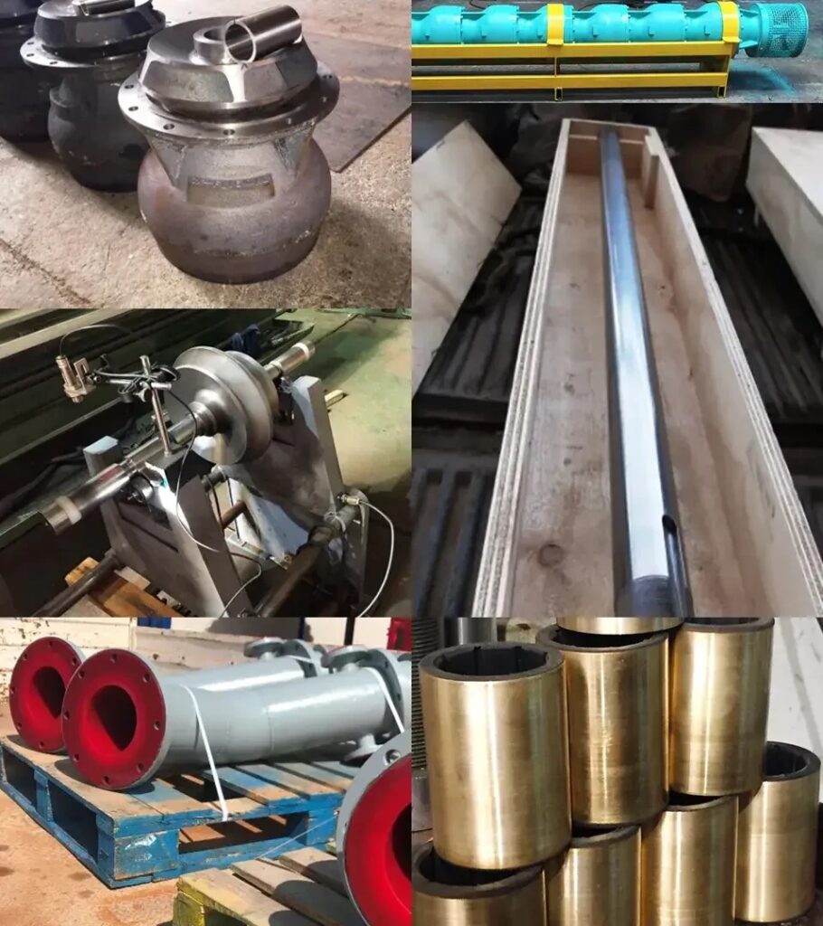Ejes y cuerpos de bombas